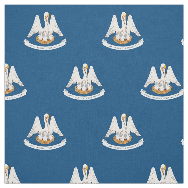Tissu Drapeau d'État de Louisiane (Échantillon)