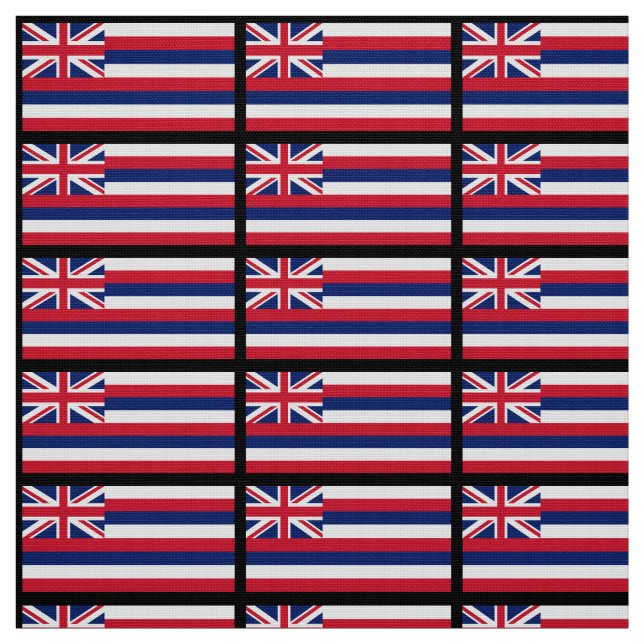 Tissu Drapeau d'état d'Hawaï (Échantillon)