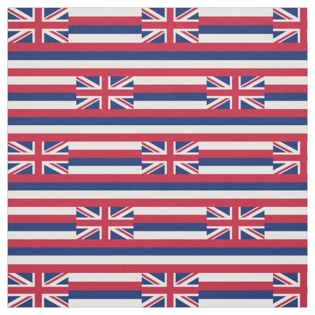 Tissu Drapeau d'État d'Hawaii (Échantillon)