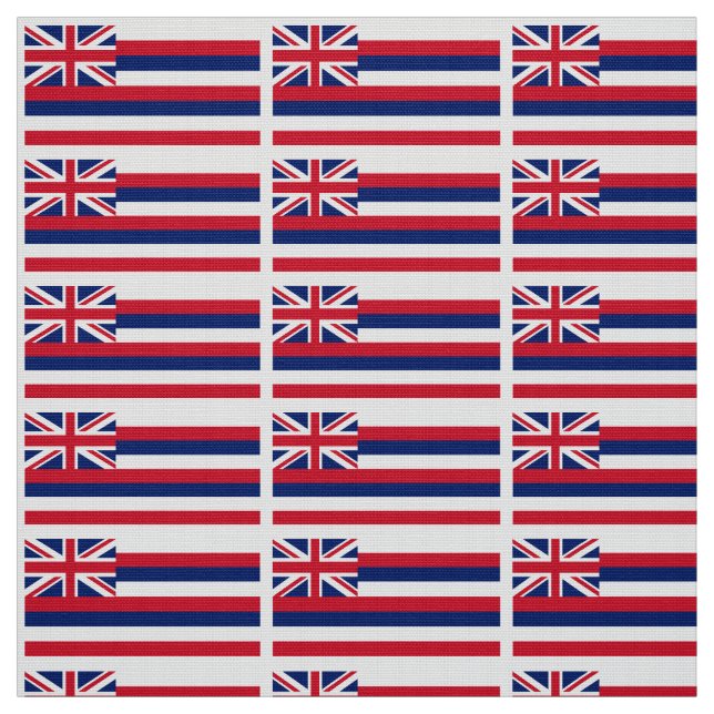 Tissu Drapeau d'État d'Hawaii (Échantillon)