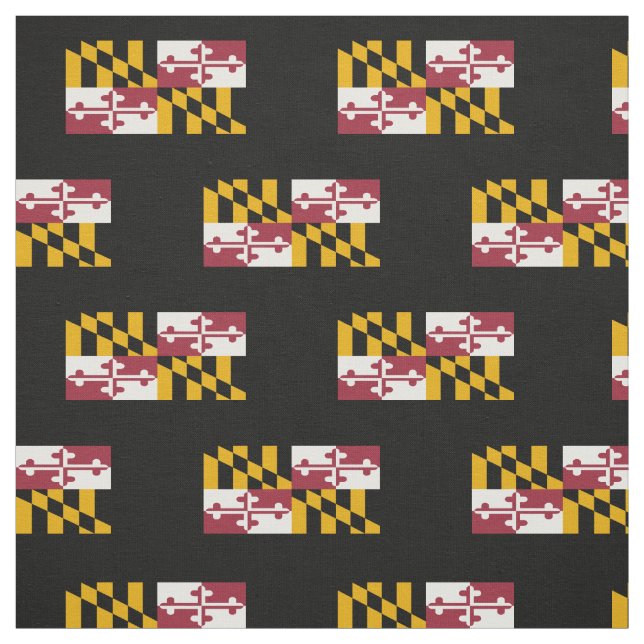 Tissu Drapeau d'état du Maryland (Échantillon)