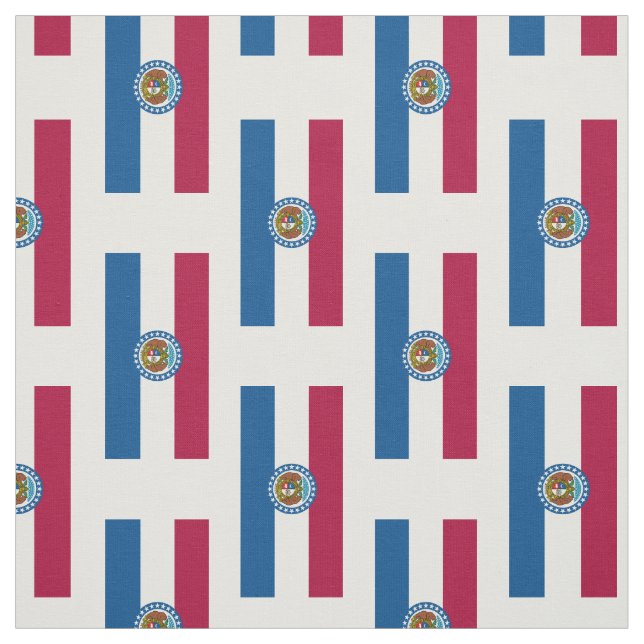 Tissu Drapeau d'état du Missouri (Échantillon)