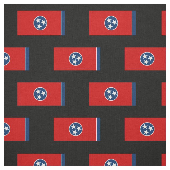 Tissu Drapeau d'état du Tennessee (Échantillon)