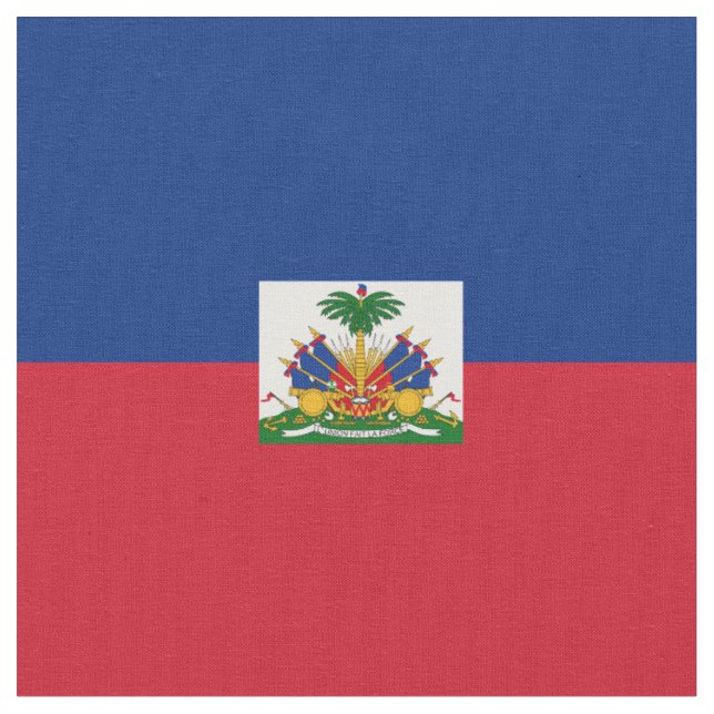 Tissu Drapeau d'Haïti (Fermer)