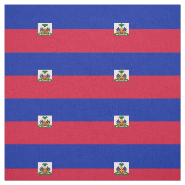 Tissu Drapeau d'Haïti (Échantillon)