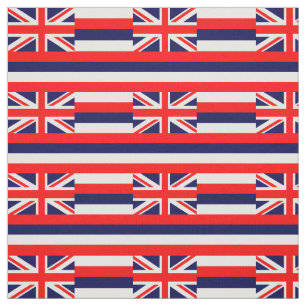 Tissu Drapeau d'HAWAÏ