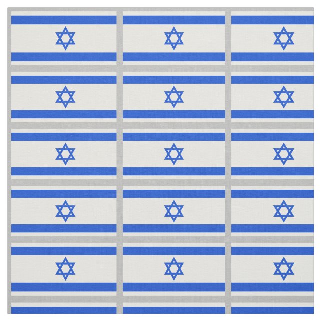 Tissu Drapeau d'Israélien (Échantillon)
