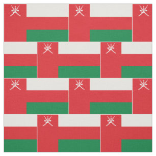 Tissu Drapeau d'Oman
