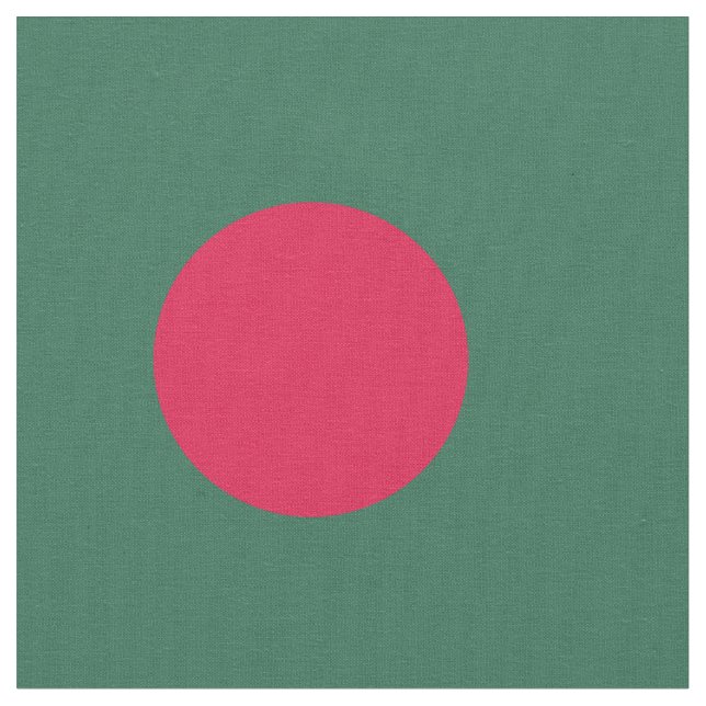 Tissu Drapeau du Bangladesh (Fermer)