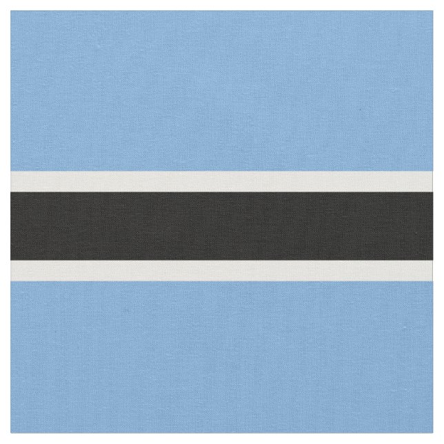 Tissu Drapeau du Botswana (Fermer)