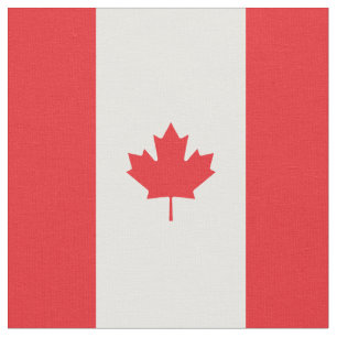 Tissu Drapeau du Canada