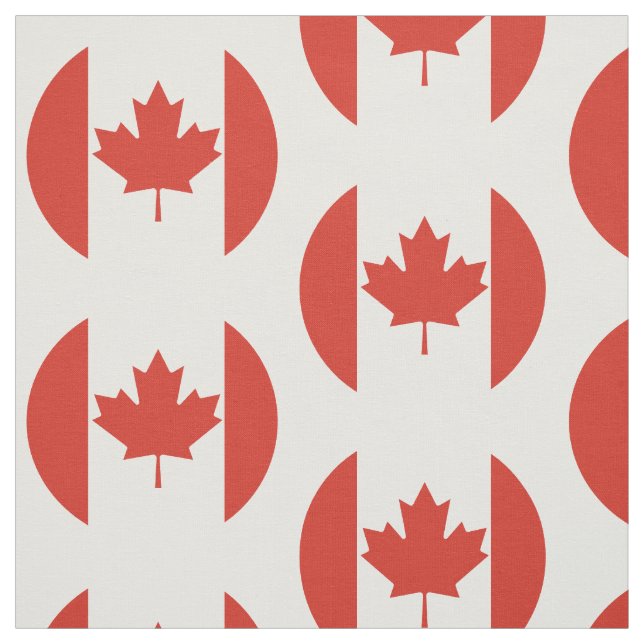 Tissu Drapeau du Canada (Échantillon)