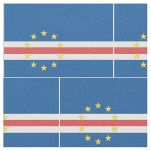 Tissu Drapeau du Cap Vert