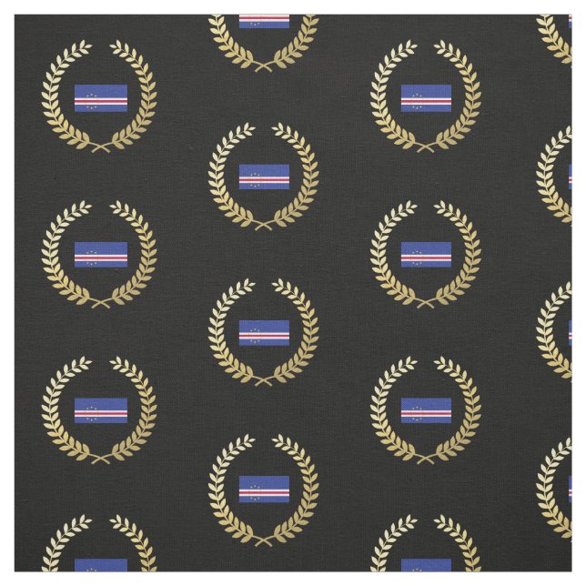 Tissu Drapeau du Cap-Vert (Échantillon)