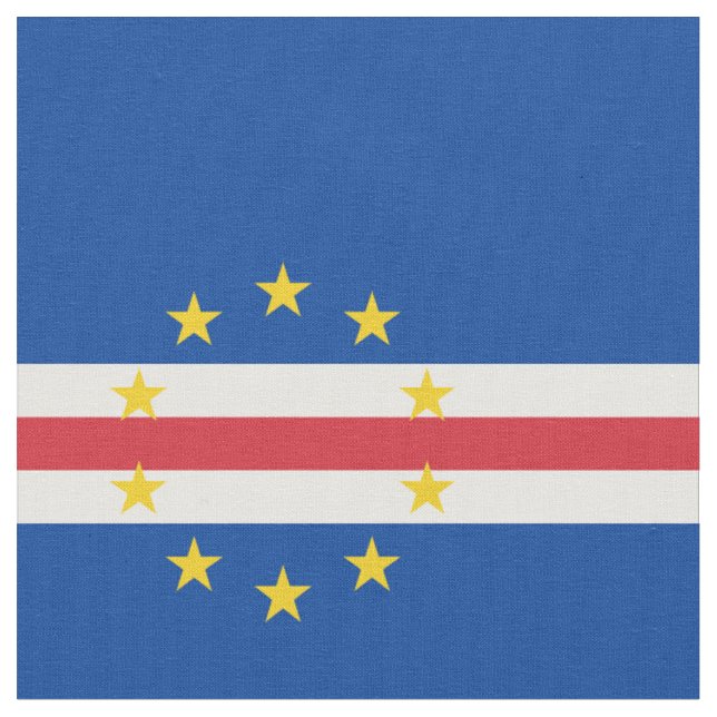 Tissu Drapeau du Cap-Vert (Fermer)