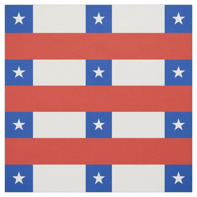 Tissu Drapeau du Chili (Échantillon)
