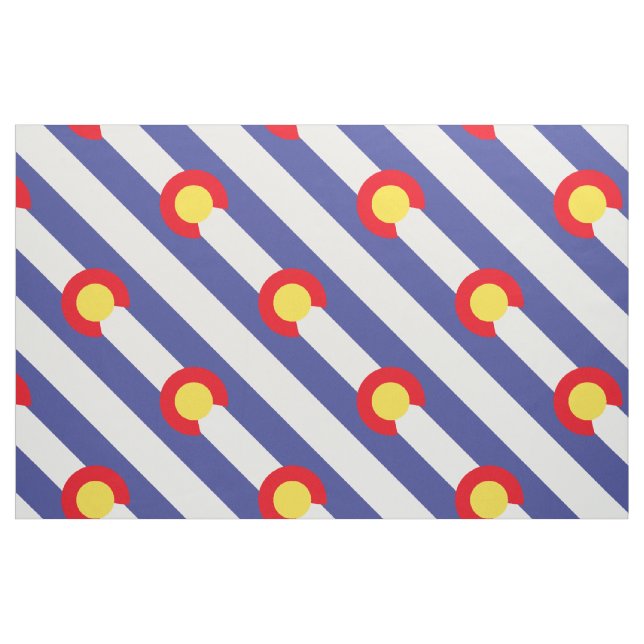 Tissu Drapeau du COLORADO (Yard)