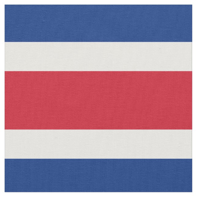 Tissu Drapeau du Costa Rica (Fermer)