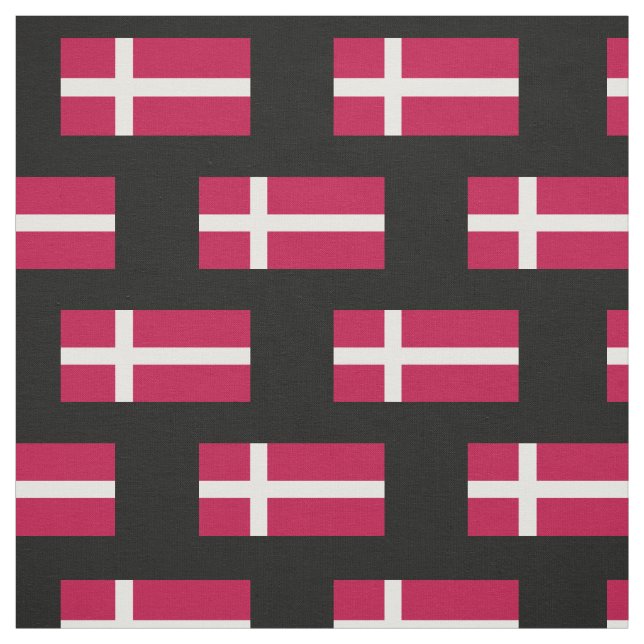 Tissu Drapeau du Danemark (Échantillon)