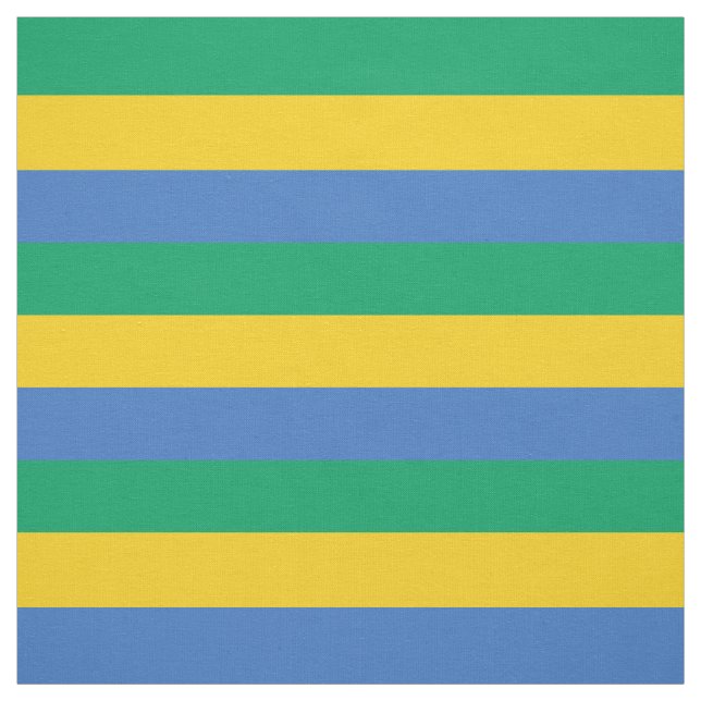Tissu Drapeau du Gabon (Échantillon)