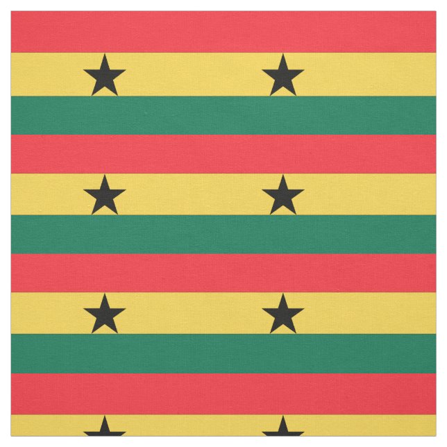 Tissu Drapeau du Ghana (Échantillon)