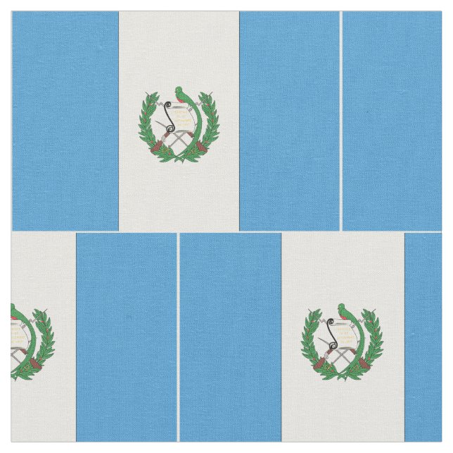 Tissu Drapeau du Guatemala (Fermer)