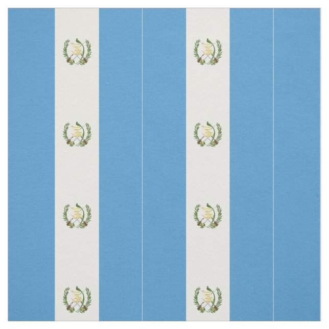 Tissu Drapeau du Guatemala (Échantillon)