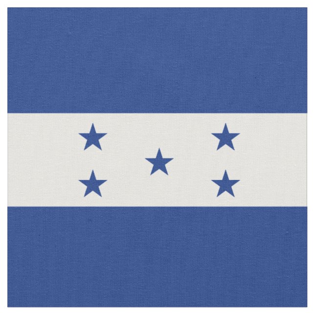 Tissu Drapeau du Honduras (Fermer)