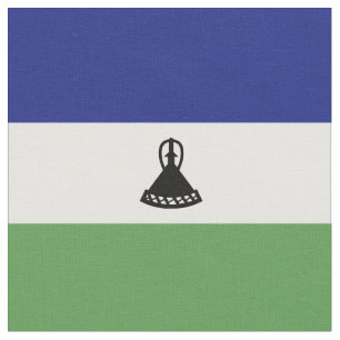 Tissu Drapeau du Lesotho