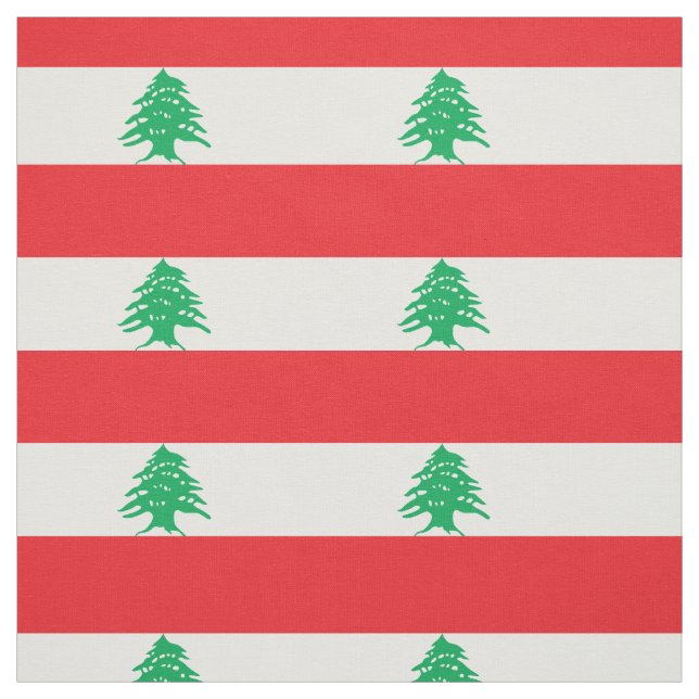 Tissu Drapeau du Liban (Échantillon)