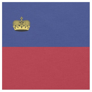 Tissu Drapeau du Liechtenstein