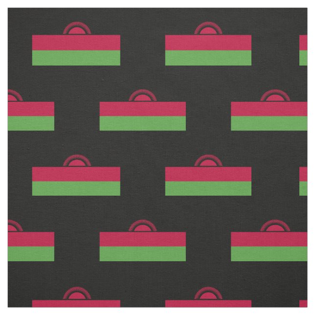 Tissu Drapeau du Malawi (Échantillon)