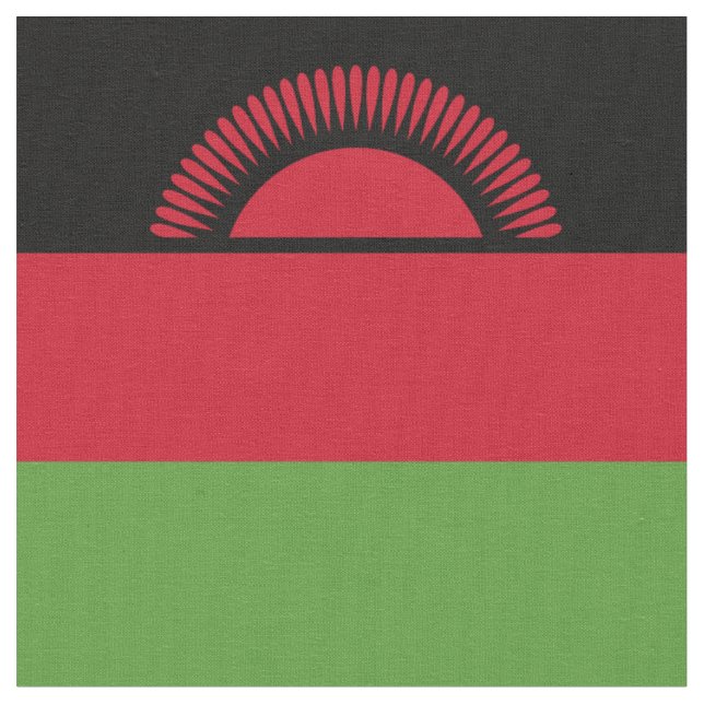 Tissu drapeau du Malawi (Fermer)