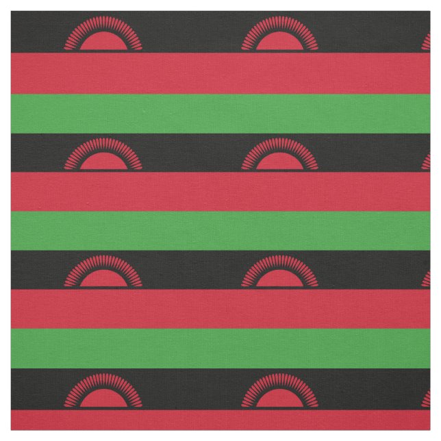 Tissu Drapeau du Malawi (Échantillon)