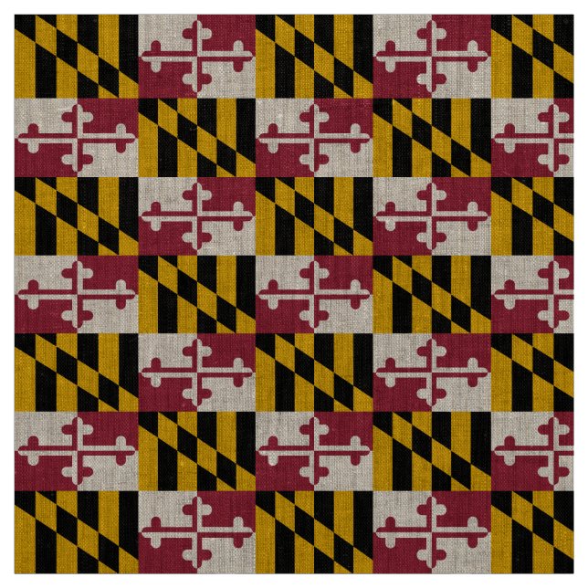 Tissu Drapeau du Maryland (Échantillon)