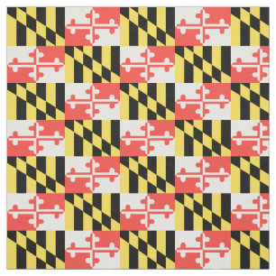 Tissu Drapeau du MARYLAND