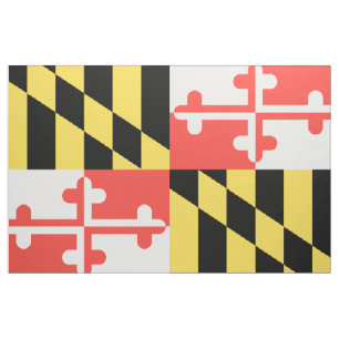 Tissu Drapeau du MARYLAND -
