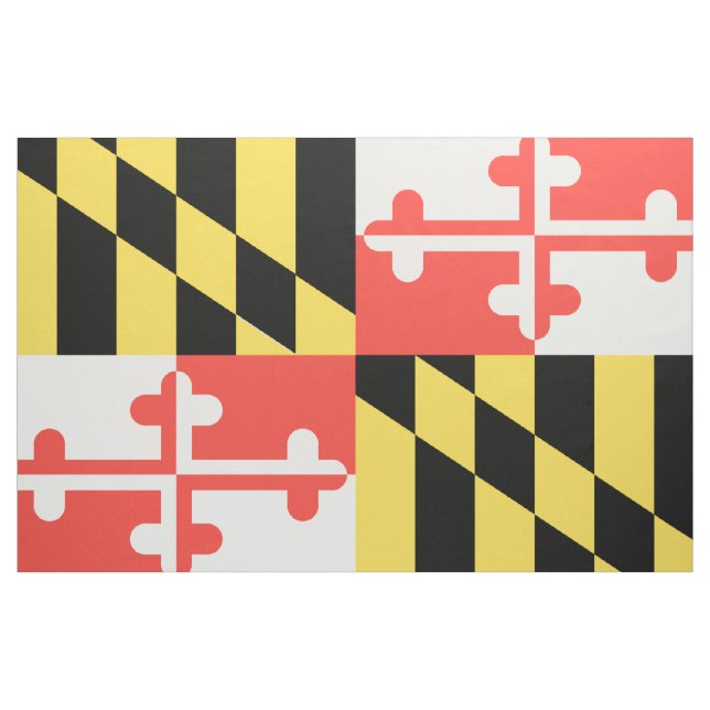 Tissu Drapeau du MARYLAND - (Yard)
