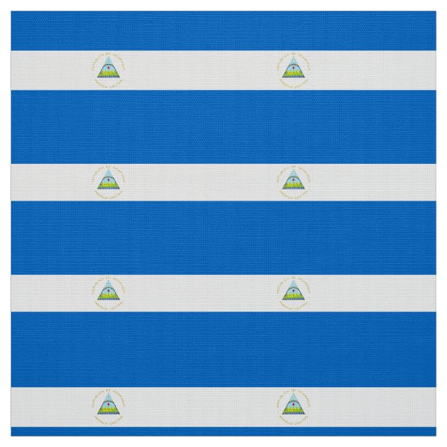 Tissu Drapeau du Nicaragua (Échantillon)