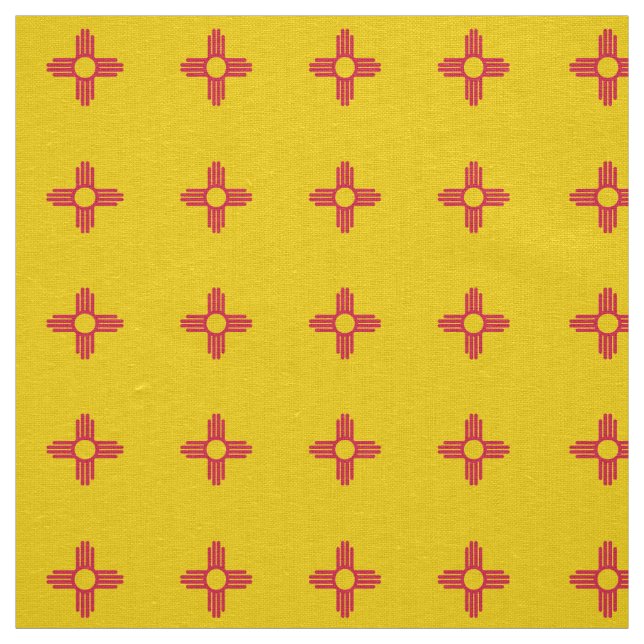 Tissu Drapeau du Nouveau-Mexique (Échantillon)