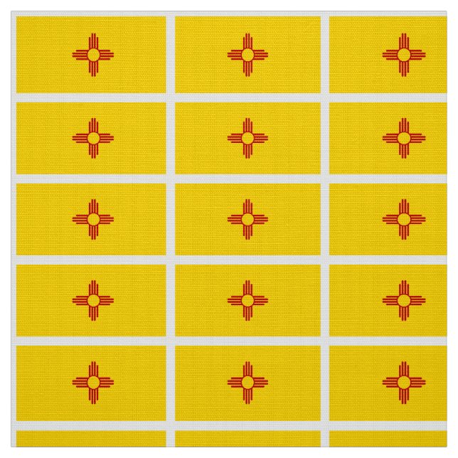 Tissu Drapeau du Nouveau Mexique (Échantillon)