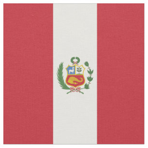 Tissu Drapeau du Pérou
