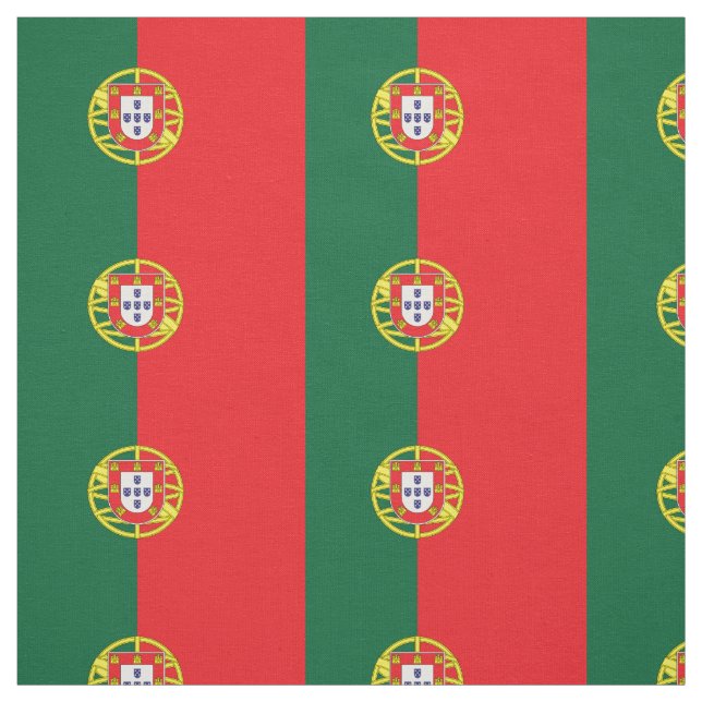 Tissu Drapeau du Portugal (Échantillon)