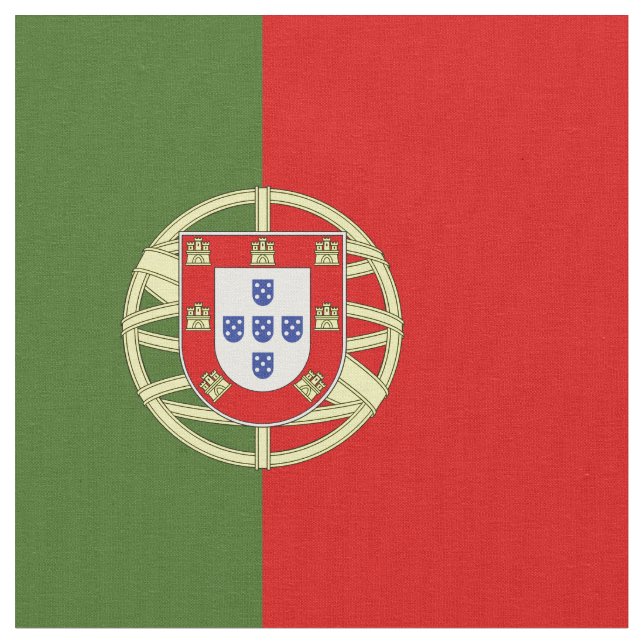 Tissu Drapeau du Portugal (Fermer)