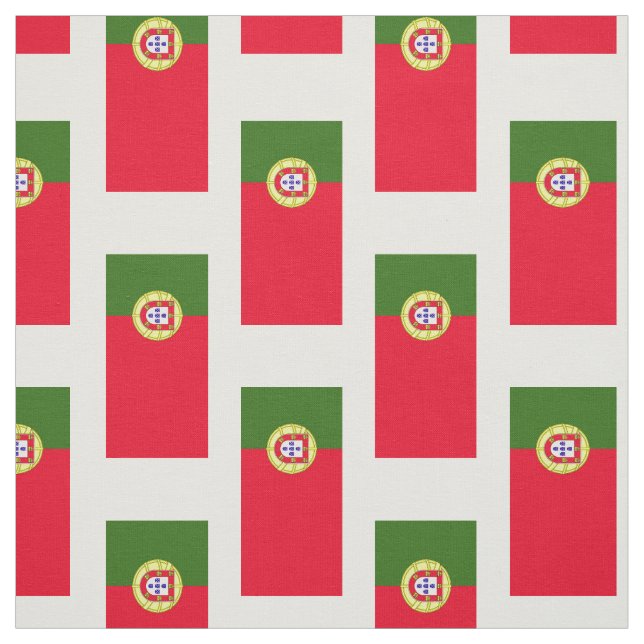 Tissu Drapeau du Portugal (Échantillon)