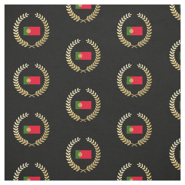 Tissu Drapeau du Portugal (Échantillon)