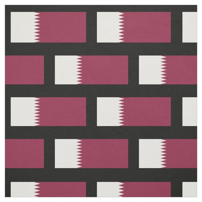Tissu Drapeau du Qatar (Échantillon)