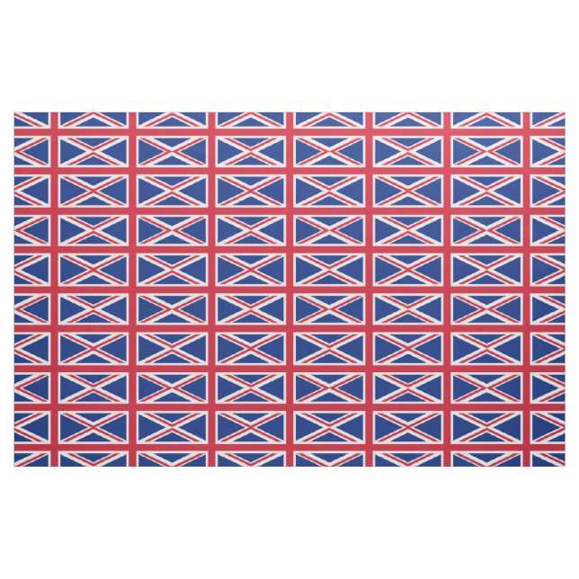 Tissu Drapeau du Royaume-Uni Union Jack motif (Fat Quarter)