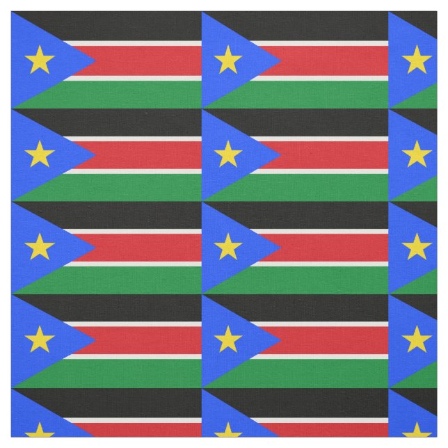 Tissu Drapeau du Soudan du Sud (Échantillon)