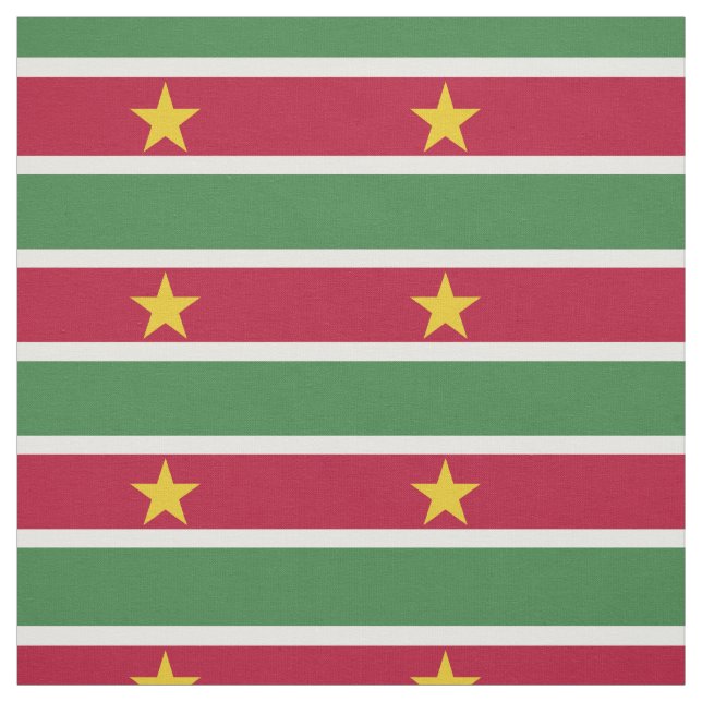 Tissu Drapeau du Suriname (Échantillon)